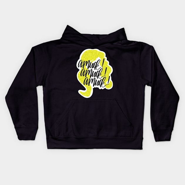 Amuck Amuck Amuck! Kids Hoodie by ceegent